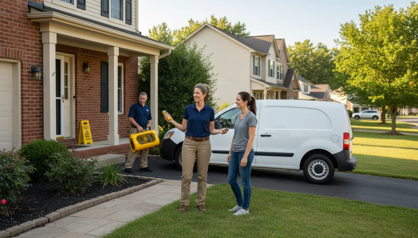 Water restoration image for Dehumidification And Cleanup Services in Ovid, NY